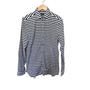 Vintage Patrizia Pepe Jimmy Striped Shirt IT48 US Large